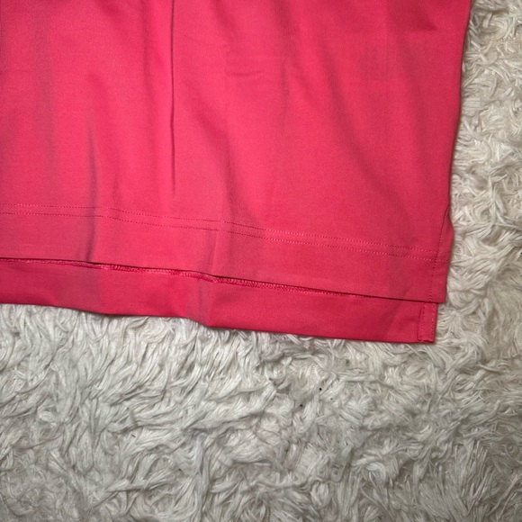 Mercedes Benz The Club Collection FootJoy Vibrant Pink Salmon Polo Shirt - Picture 4 of 11
